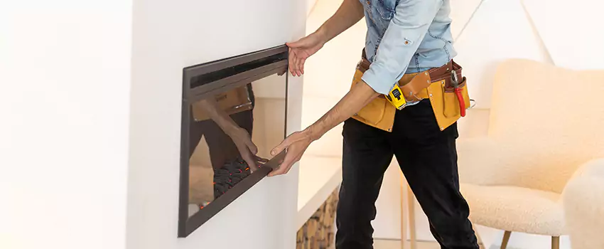 Metal Fireplace Installation in Merritt Island, Florida