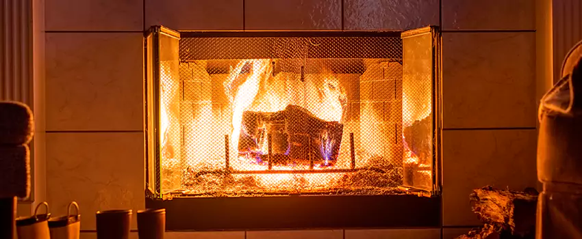 Mendota Hearth Landscape Fireplace Installation in Merritt Island, Florida