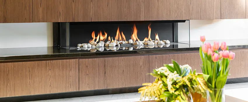 Double-height Fireplace Design Refurbishment in Merritt Island, Florida