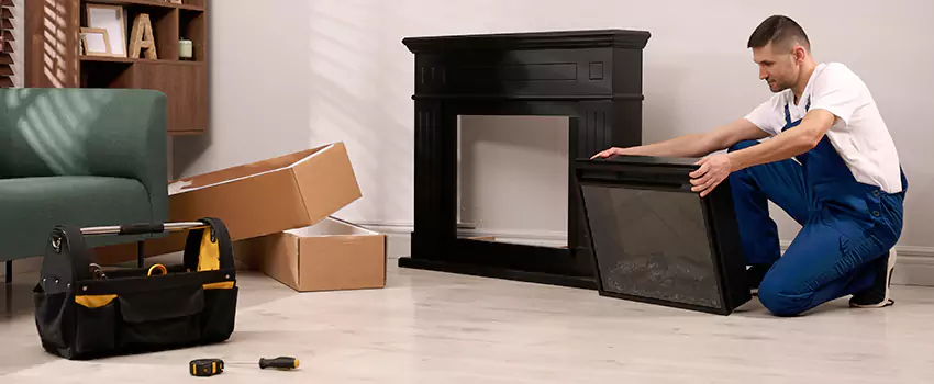 Old Rusted Metal Fireplace Repair And Replacement in Merritt Island, FL